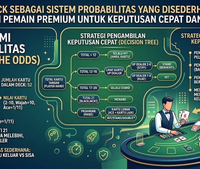 Blackjack sebagai Sistem Probabilitas yang Disederhanakan: Strategi Pemain Premium untuk Keputusan Cepat dan Akurat